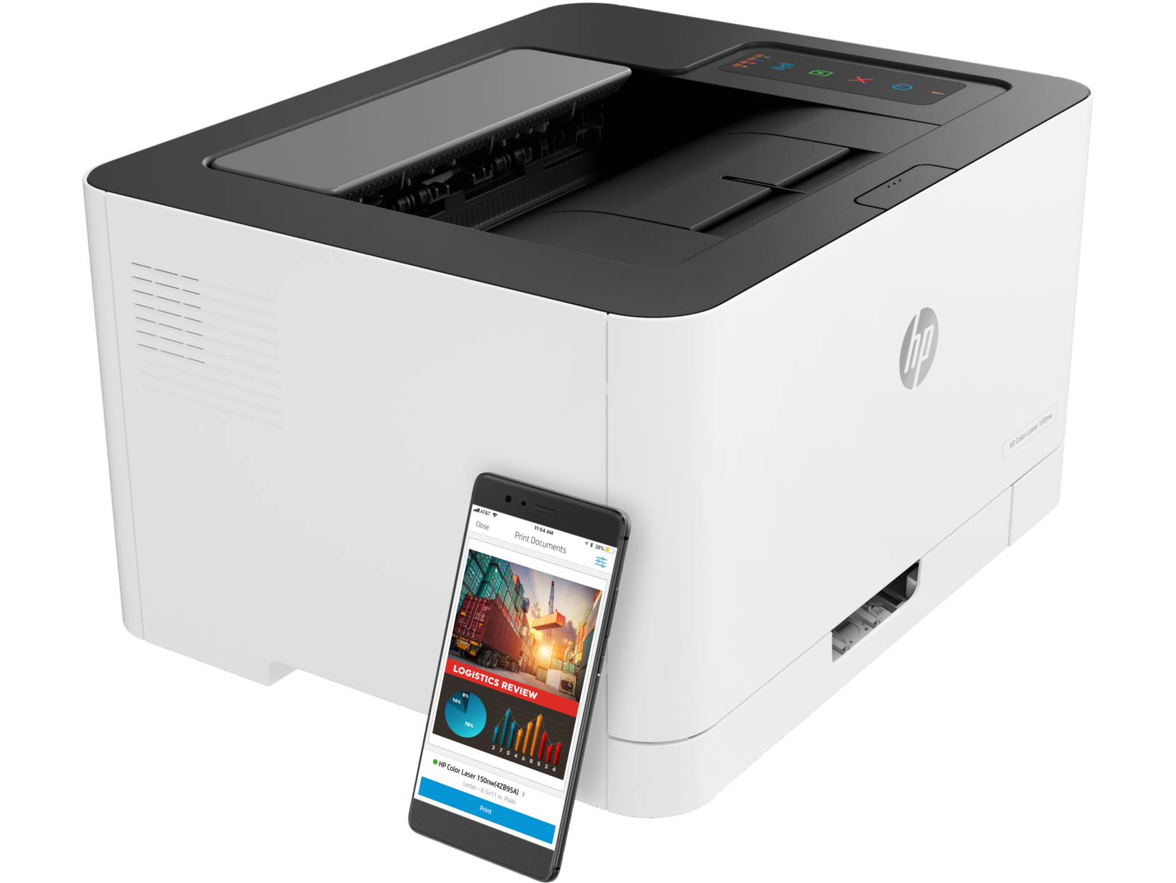 Принтер hp color laser 150a подключить